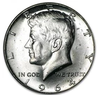 1964 Kennedy Silver Half Dollar | One Coin from Roll 90% Silver BU