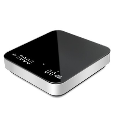 KitchenTour CafMetric Black Mini Espresso Coffee Scale With Timer 2000g/0.1g