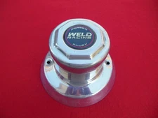 WELD RACING FORGED ALLOY Wheel Center Cap   ALUMINUM 9 1/8"  X 6 1/8 " DEEP