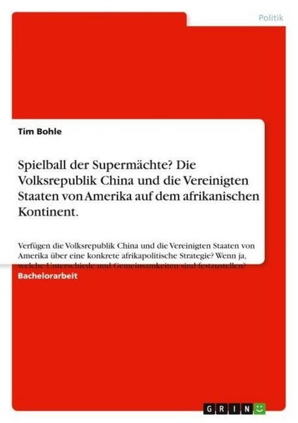 Spielball Der SupermäChte? Die Volksrepublik China Und Die Vereinigten Staaten V-image