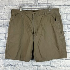 Vintage Carhartt Men B144 LBR Shorts Canvas Carpenter Utility Workwear Size 40