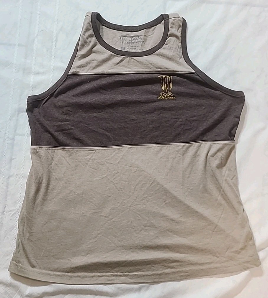 Monster Energy Java Tank Top  Large Sleeveless Mu… - image 1