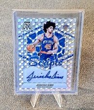 2024 Panini Mosaic Basketball Scripts Jericho Sims MC-SIM Auto 