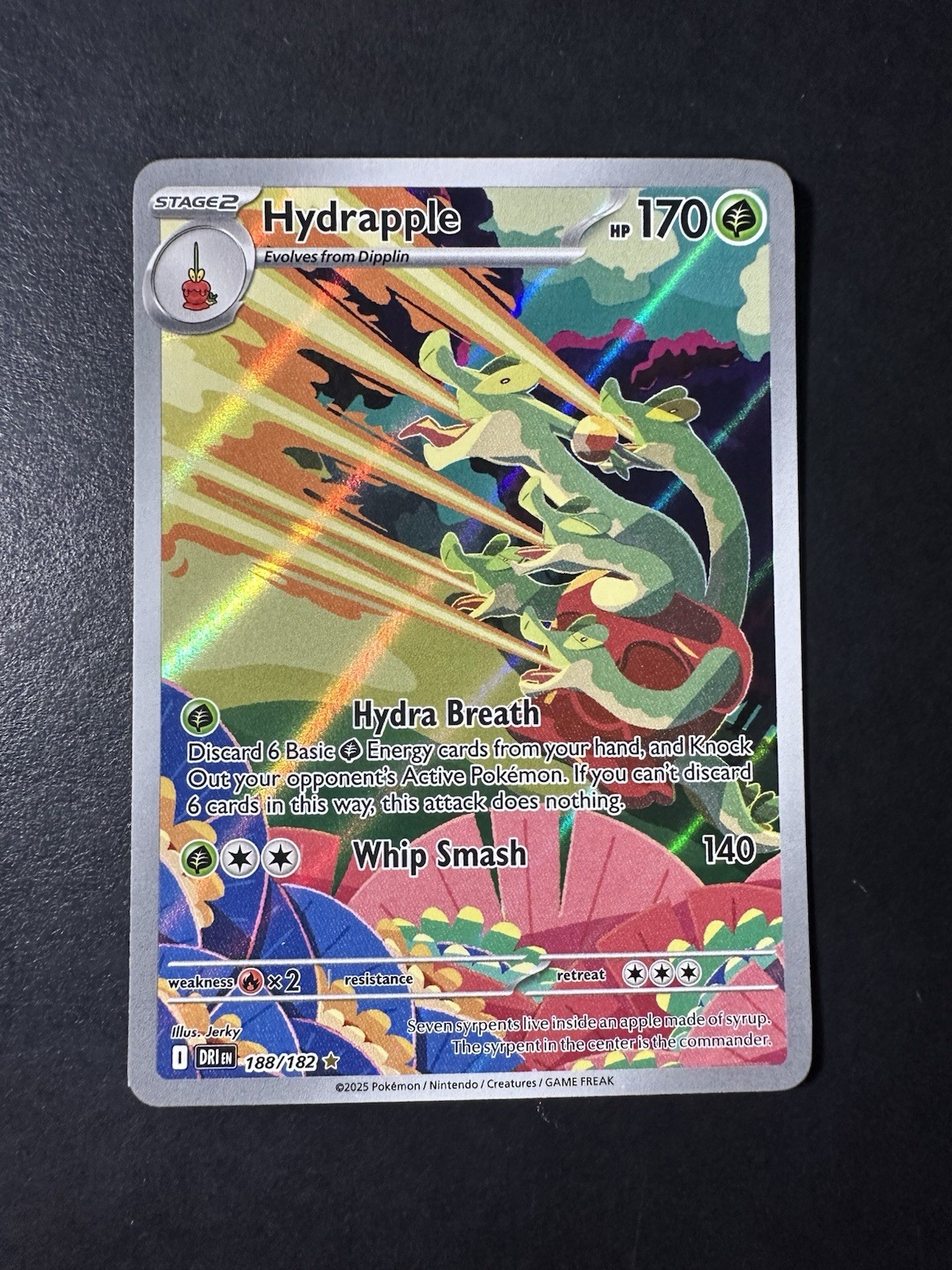 Hydrapple 188/182 Destined Rivals Illustration Rare Holo Pokemon TCG NM