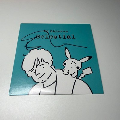 Ed Sheeran Autographed CD Ed Sheeran Pokémon