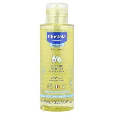Mustela, Baby Oil with Avocado Oil, Babyöl mit Avocadoöl, 100 ml