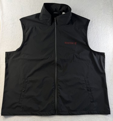 Exeter Soft Shell Vest 5XL Black Phillips Exeter Academy Logo