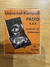 Vintage Universal-Kompaß PASTO D.R.P. mit Winkelmesser