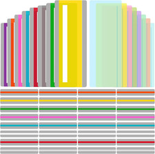 48 Pieces Guided Reading Strips with 3 Styles Highlight Bookmarks Reading Ruler