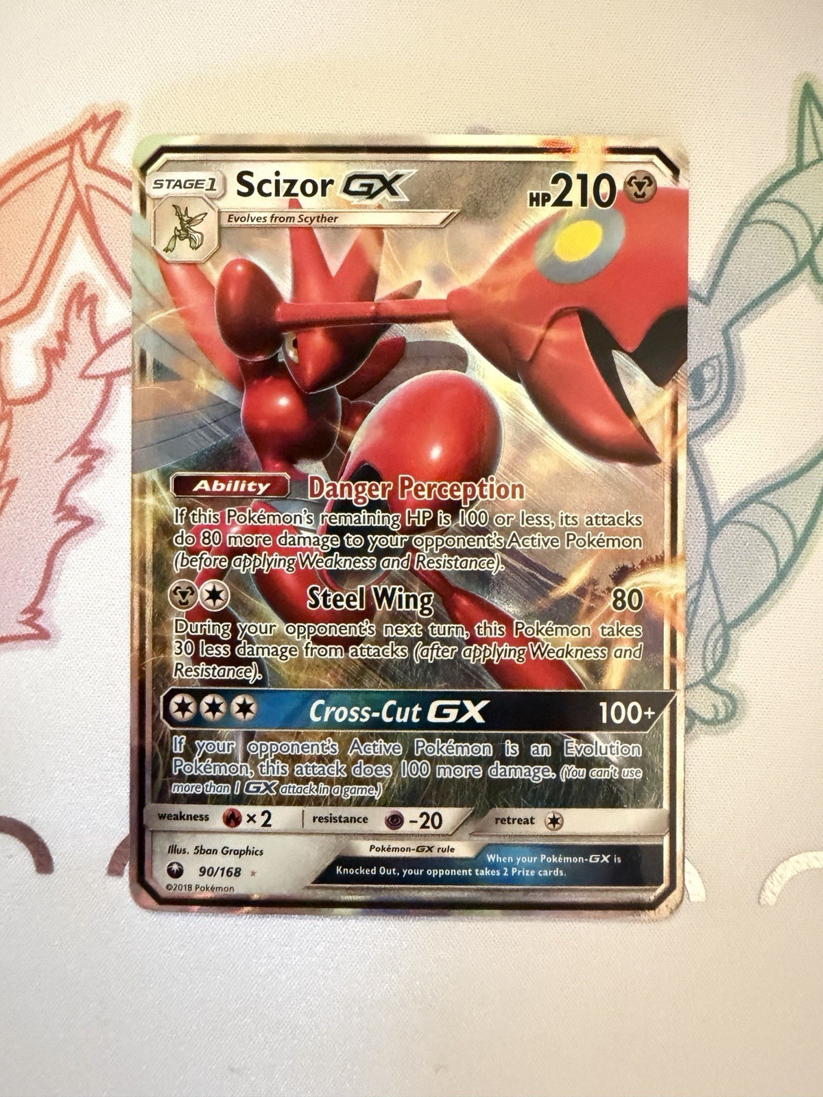 Scizor GX 90/168 Sm-Celestial Storm Holo