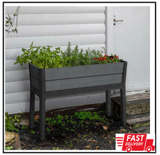 Keter Cortina 1.1m Raised Garden Bed with Self-Watering System