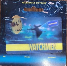 Blockbuster Video Collectible Gift Card 2009 Watchmen DC No Value