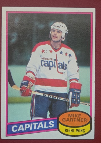 Mike Gartner #195 1980 O-Pee-Chee card