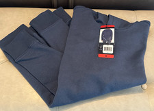GAP Textured Hoodie Men - Blue - Medium