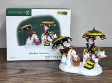 Dept 56 Polar Bear Taxi Service North Pole Series #57201 Heritage Vlg 2005 EUC