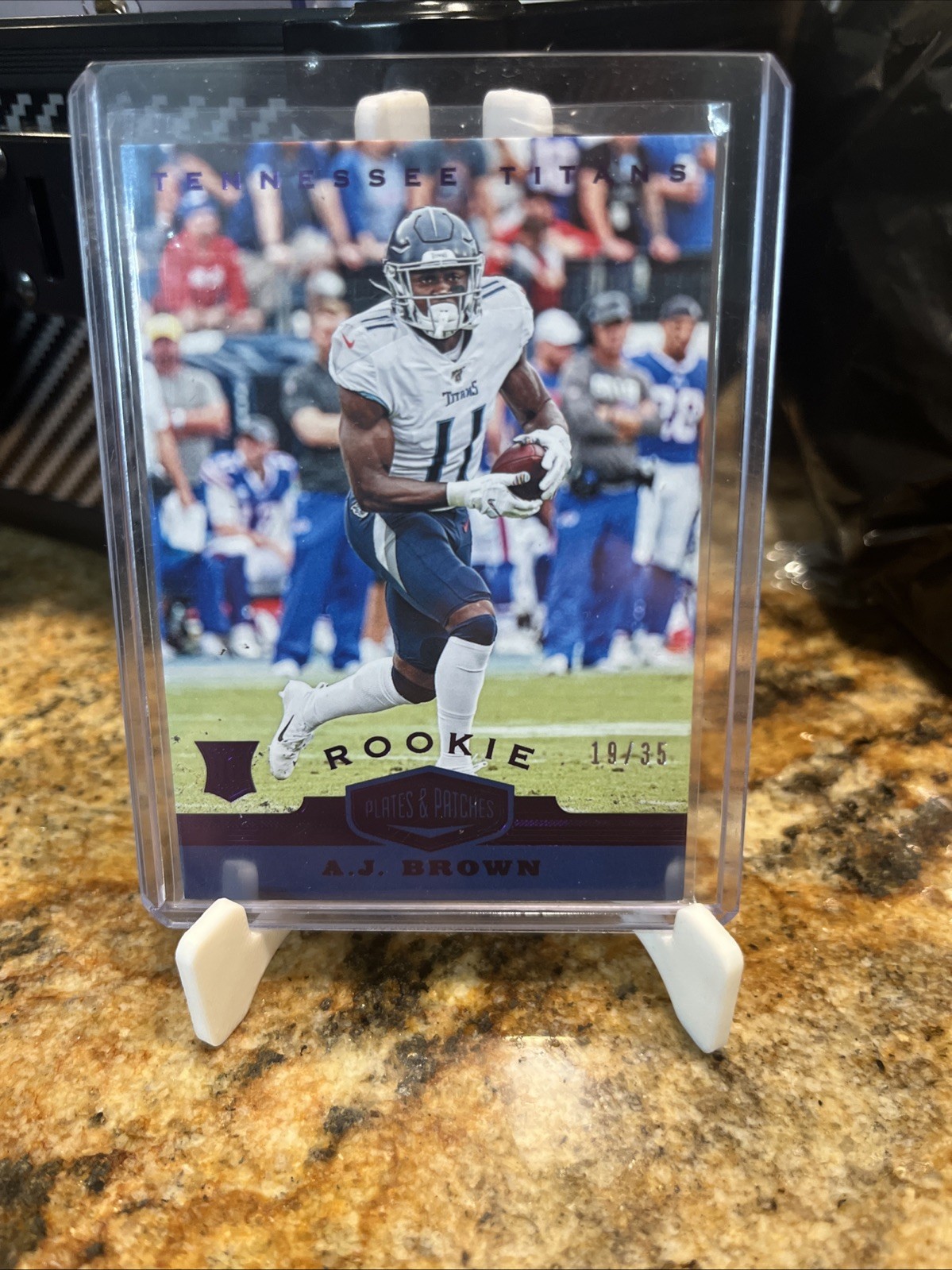 AJ Brown Panini Plates & Patches #178 Purple