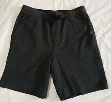 Eddie Bauer Mens Large Lounge Shorts Comfort Stretch Drawstring Dark Gray Size M