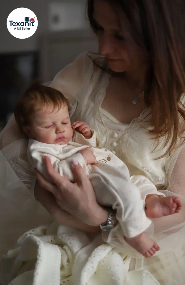 Muñecas bebé niña recién nacida renacida cuerpo completo vinilo suave 20 pulgadas agua real realista Foto 3 de 4