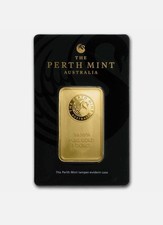 The Perth Mint Gold Bar 1 oz 2902.85 per troy oz