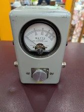 Used Bird 43 RF Wattmeter - Light Grey With Leather Carrying Case