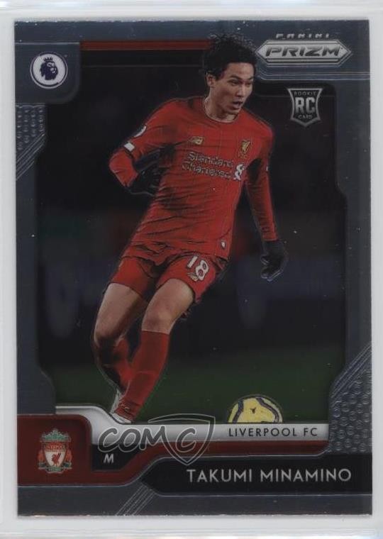 2019-20 Panini Chronicles Premier League Prizm Update Takumi Minamino #319 0c2