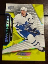 2019-20 John Tavares Upper Deck Engrained Synthesis hockey card - #S-18