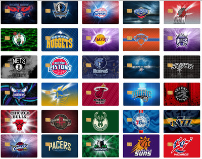 NBA Credit Debit Card Skin 2-pack
