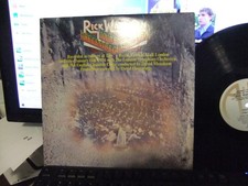 RICK WAKEMAN JOURNEY TO THE CENTER OF THE EARTH W/ POSTER ON A M RECORDS