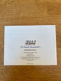 rare adventures of lolo 2 ! NES Nintendo Instruction Booklet  Manual NES-A4-USA 