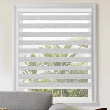 Tonature Cordless Zebra Window Blinds, Light Control Day & Night Cream 31"Wx72"L