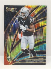 2025 Panini Select Charles Woodson TIE-DYE PRIZM CLUB LEVEL #/25 Raiders HOF SSP