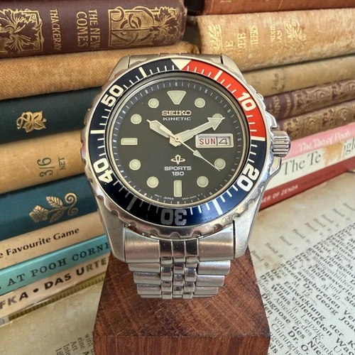Seiko Kinetic 5M23-6B50 Sports 150 – vintage divers watch 1994 SHF047P