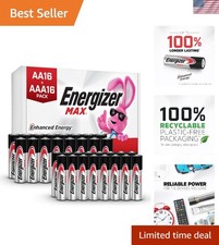 MAX Alkaline AA AAA Batteries - 32 Count Combo Pack for Long-Lasting Power