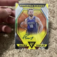 2022-23 Panini Flux - Ultraviolet Signatures Domantas Sabonis #UVS-DSB (AU)