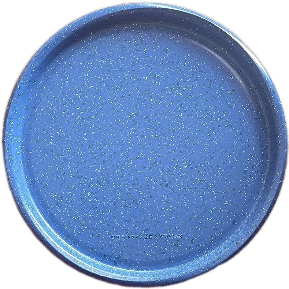Pioneer Woman ~ BLUE SPECKLE ~ Non-Stick ~ Carbon Steel ~ 12" Pizza Pan