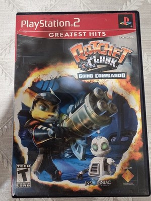 Sony Ratchet & Clank Going Commando PS2 Case Manual Greatest Hits NTSC-U/C T