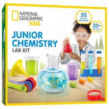 Junior Chemistry Set for Kids - 50 Fun Experiments, STEM Learning Kit, Science T