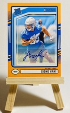 2024 Panini Donruss SIONE VAKI Rated Rookies Autograph Orange #332 Lions