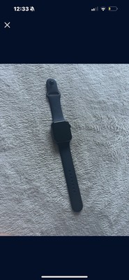 Apple Watch Series 6 44mm Blue Aluminum Case with Black Sport Band (A2292)