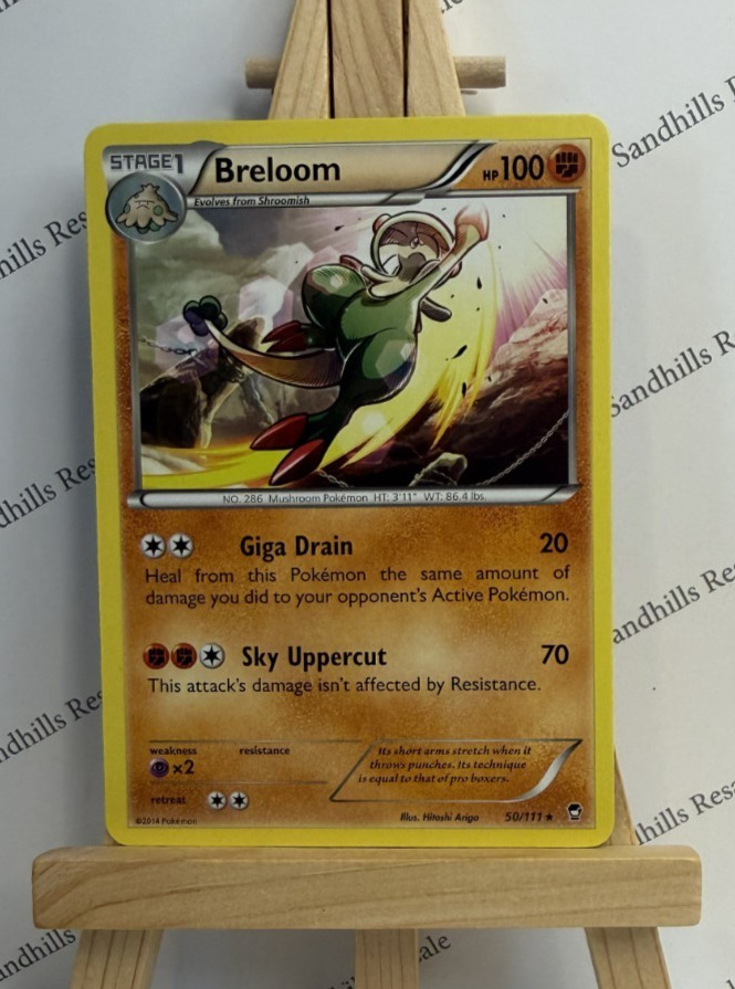 Pokemon TCG * Breloom * 50/111 * Furious Fists * Rare * 2014
