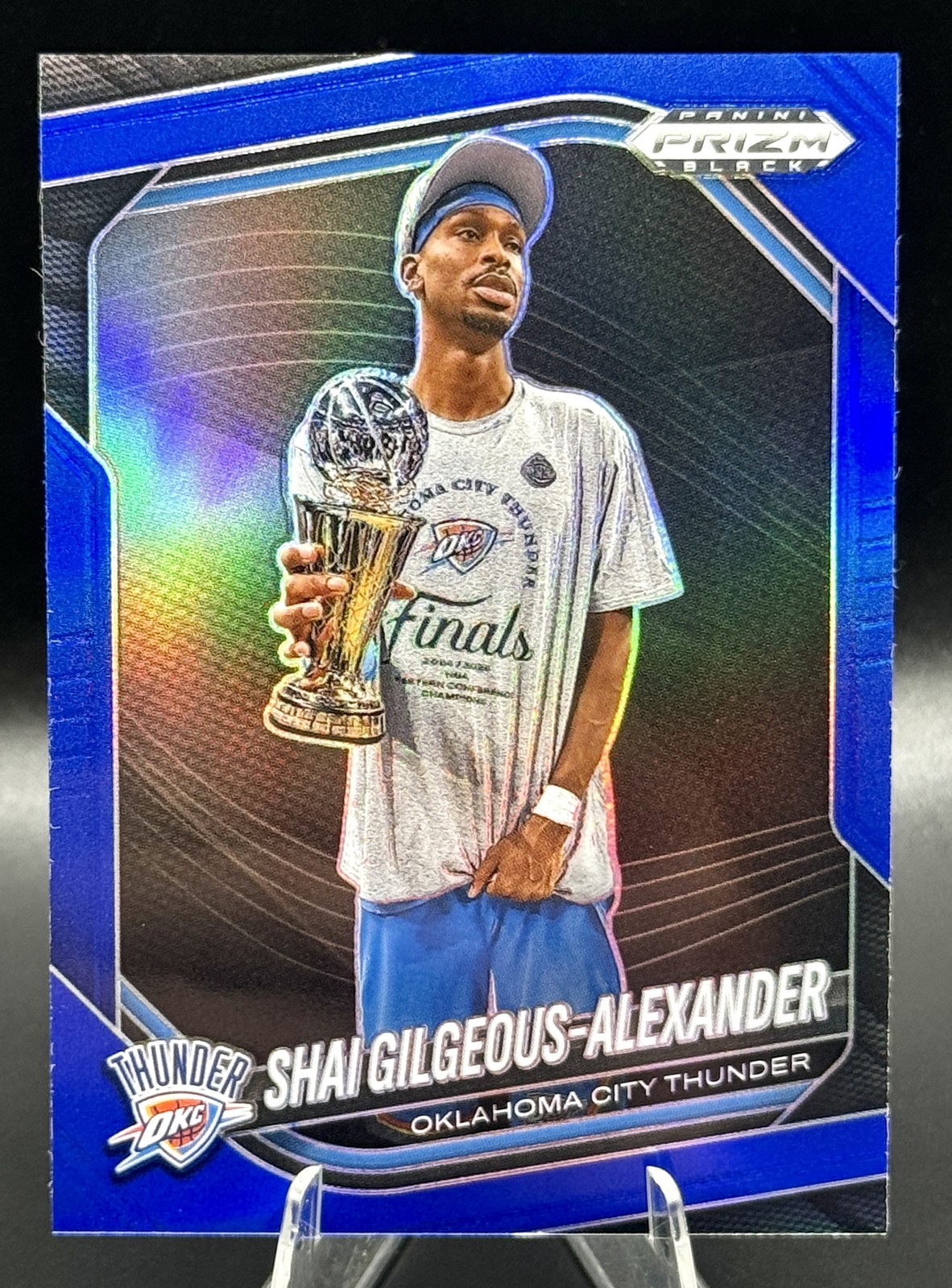 2024-25 Panini Prizm Black - Shai Gilgeous-Alexander #164 Blue 15/199 Thunder