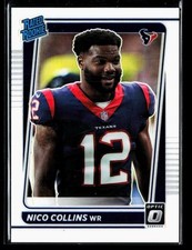 2021 Donruss Optic #230 Nico Collins Holo Variation