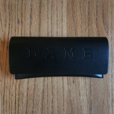 NWOT L.A.M.B. Eyewear Glasses Sunglasses Accessory Solid Black Hard Case