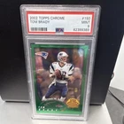 New ListingTopps Chrome 2002 Weekly Wrap Up Tom Brady #150 PSA 9 New England Patriots