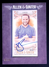 2021 Topps Allen & Ginter TJ LAVIN Mini Framed AUTO MTV Challenge #d /25 RARE!