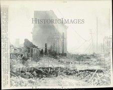 1972 Press Photo Destruction in Managua, Nicaragua following an earthquake