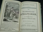 The Elementary Spelling Book by Noah Webster National Standard Antique 1908