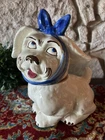 Vintage 1950s Shawnee Pottery Muggsy Toothache Dog Cookie Jar Made in USA