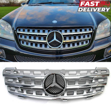 Front Grille Wemblem Grill For Mercedes Benz W164 2005-2008 Ml320 Ml350 Ml500