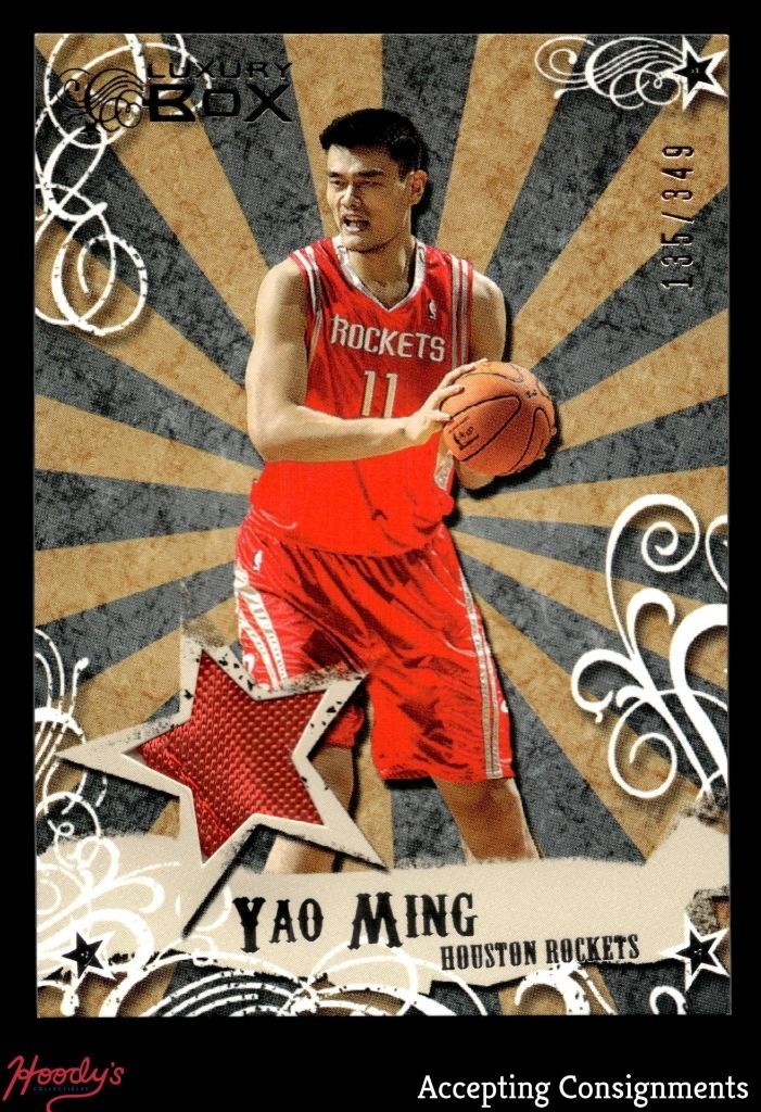 2006-07 Topps Luxury Box Mezzanine Relics Yao Ming GAME USED JERSEY 135/349